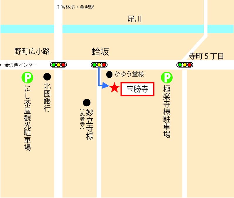 寶勝寺MAP